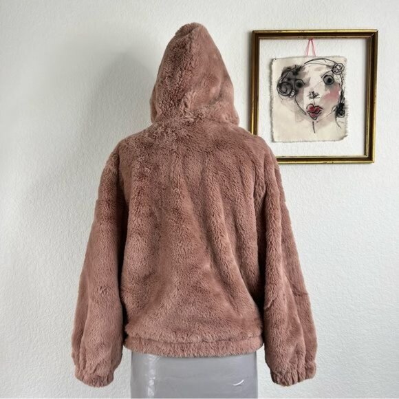 French Connection Arabella Faux Fur Hooded Jacket - Picture 9 of 13